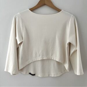 PARIDAEZ Women’s Original IBIS 2 in 1 Top 3/4 Sleeves Cream XS/ S